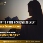 how to write acknowledgement  dissertation