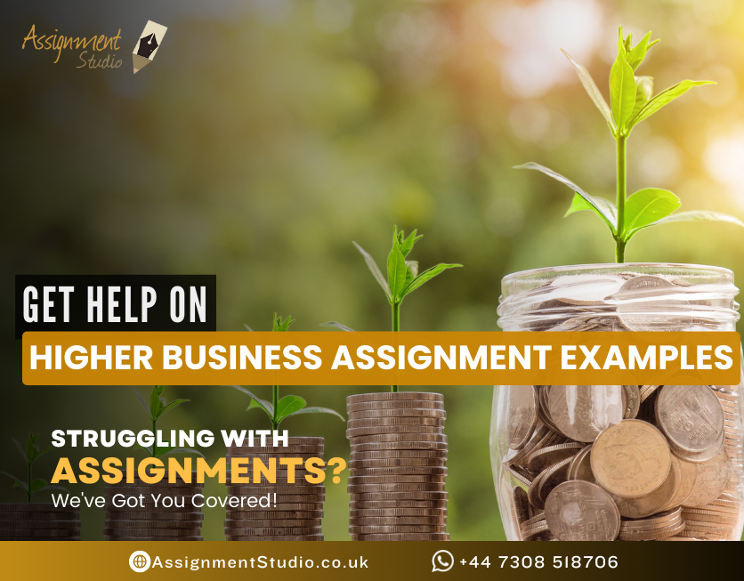 Higher Business Assignment Examples